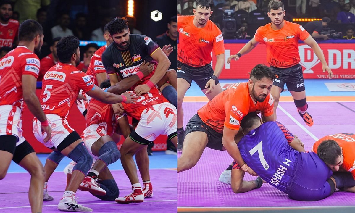 गुजरात जायंट्स vs यू-मुम्बा (Photo Credit - @GujaratGiants/@umumba)