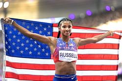 Masai Russell defines her goal for upcoming years as she aims to be the 'best ever in the sport'