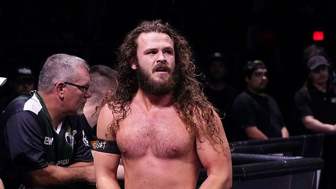 Jack Perry cornered and threatened backstage