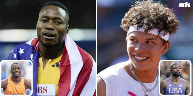 Ben Shelton reacts to Grant Holloway securing Male Track Athlete 