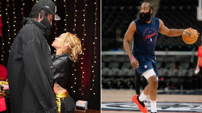 James Harden's girlfriend Paije Speights hypes Clippers star's exploits in season opener vs. Suns