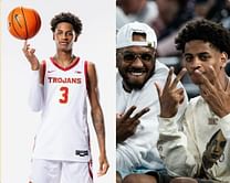Kiyan Anthony spotted along with his father Carmelo Anthony at New York Liberty's win over Minnesota Lynx in the WNBA finals