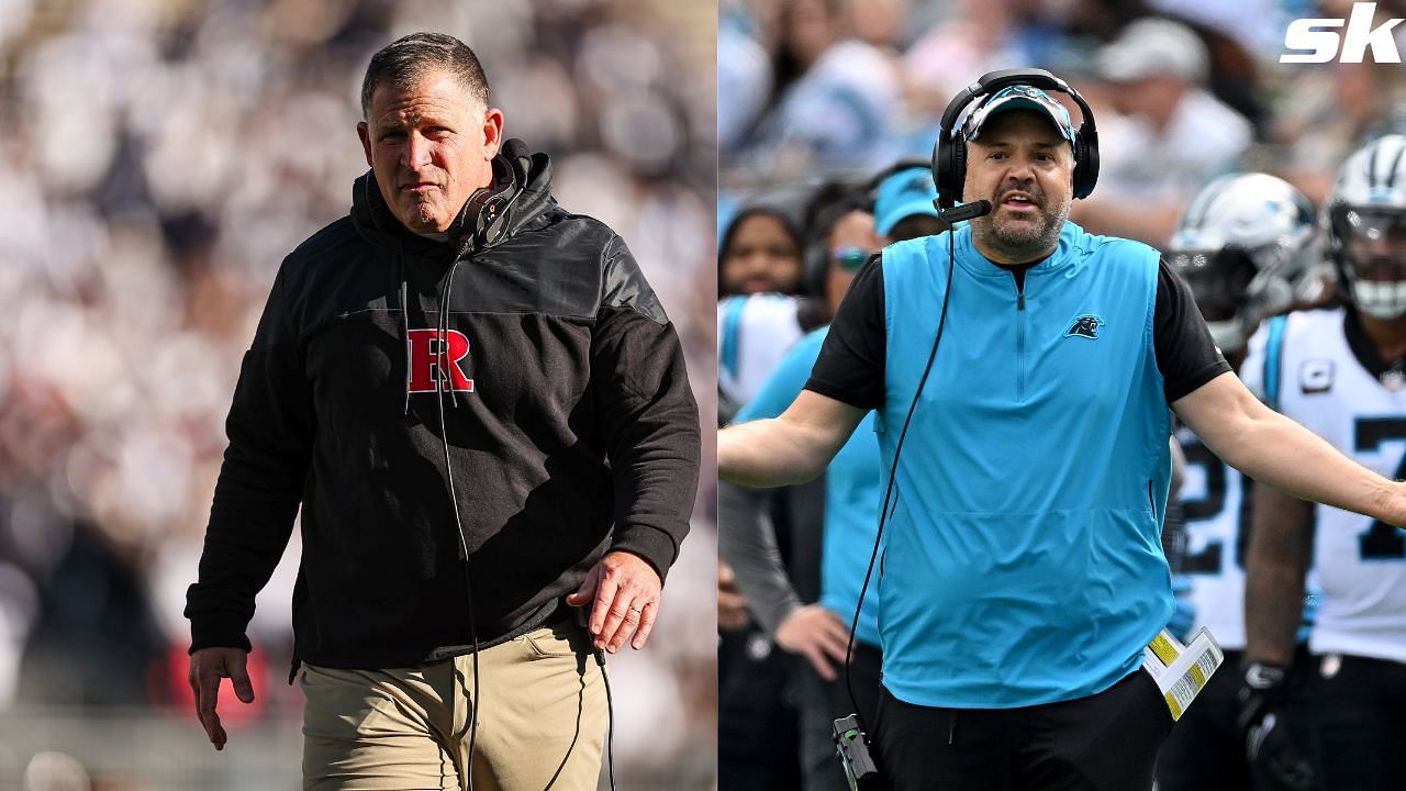 Matt Rhule and Greg Schiano. Source: GETTY