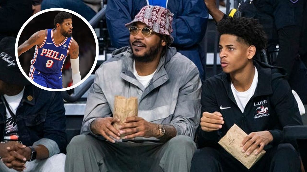 Carmelo Anthony opens up on his son Kiyan Anthony training with Paul George (Image credits: Imagn)