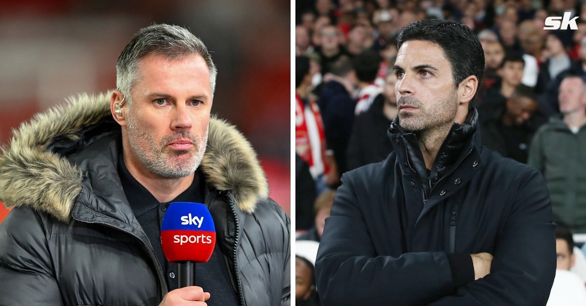 Jamie Carragher has compared Mikel Arteta to Jose Mourinho