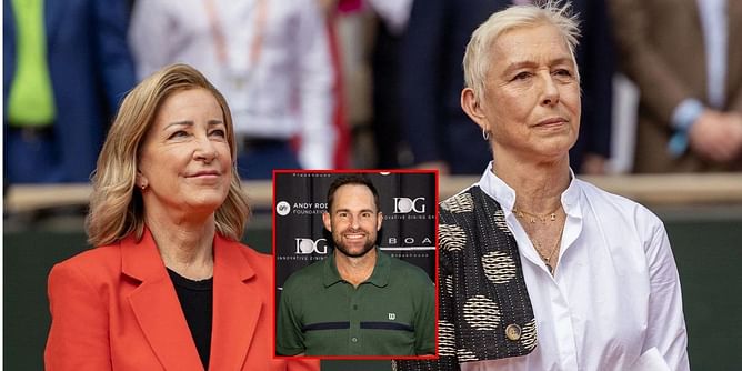 "Amazing" - Andy Roddick praises Martina Navratilova & Chris Evert for their involvement in cancer research & funding through WTA Foundation