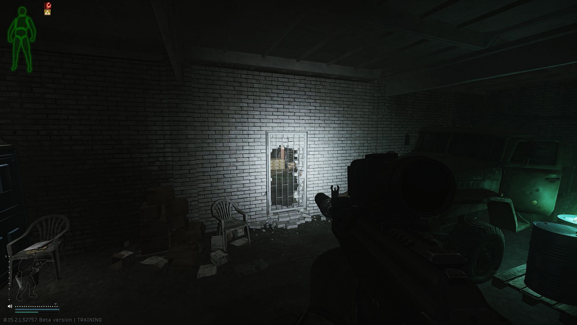 The locked metal door (Image via Battlestate Games)