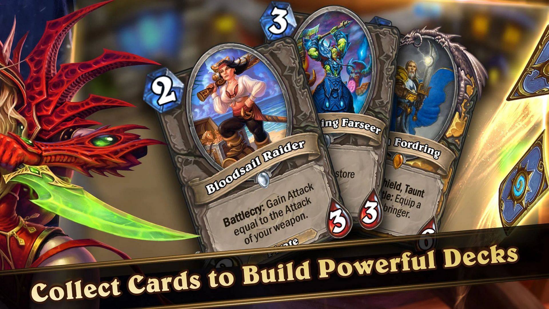 There are many Hearthstone spells for budget decks(Image via Blizzard Entertainment, Inc.)