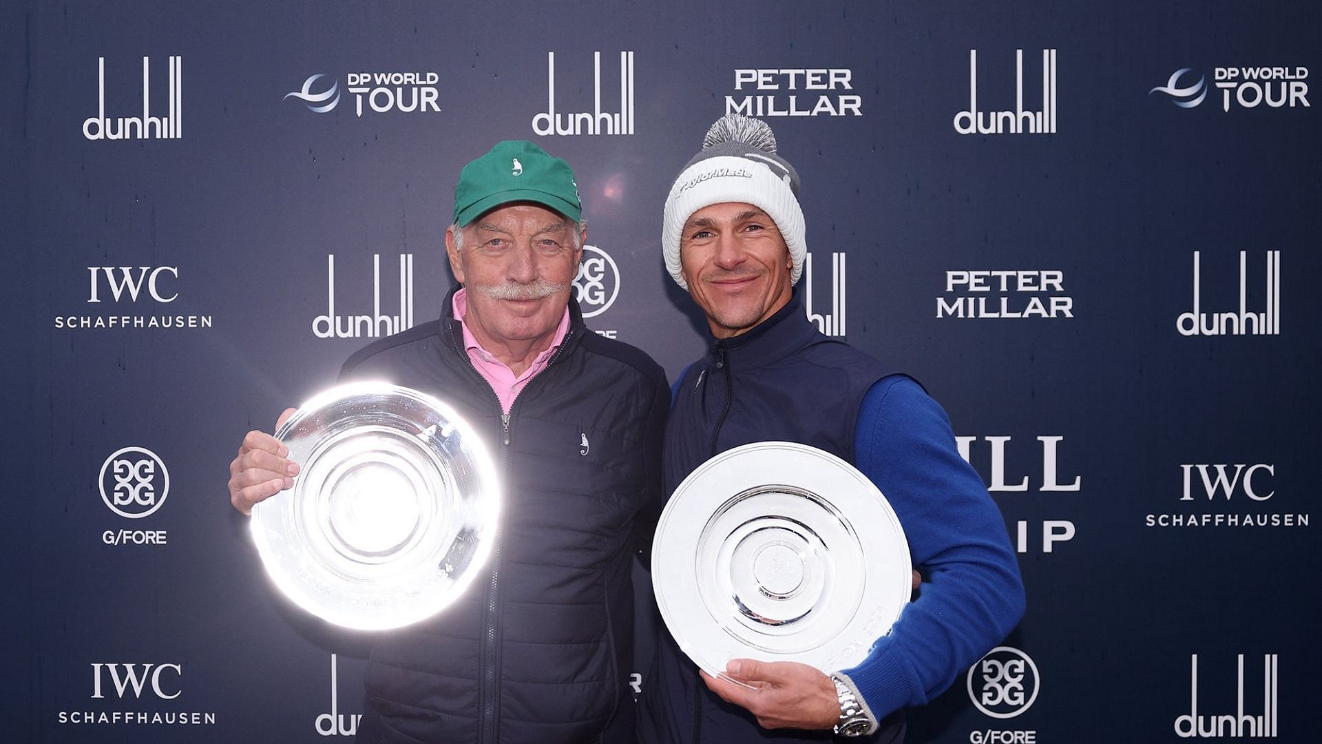 Irish financier Dermot Desmond and Denmark&rsquo;s Thorbjorn Olesen (Images via Alfred Dunhill Links