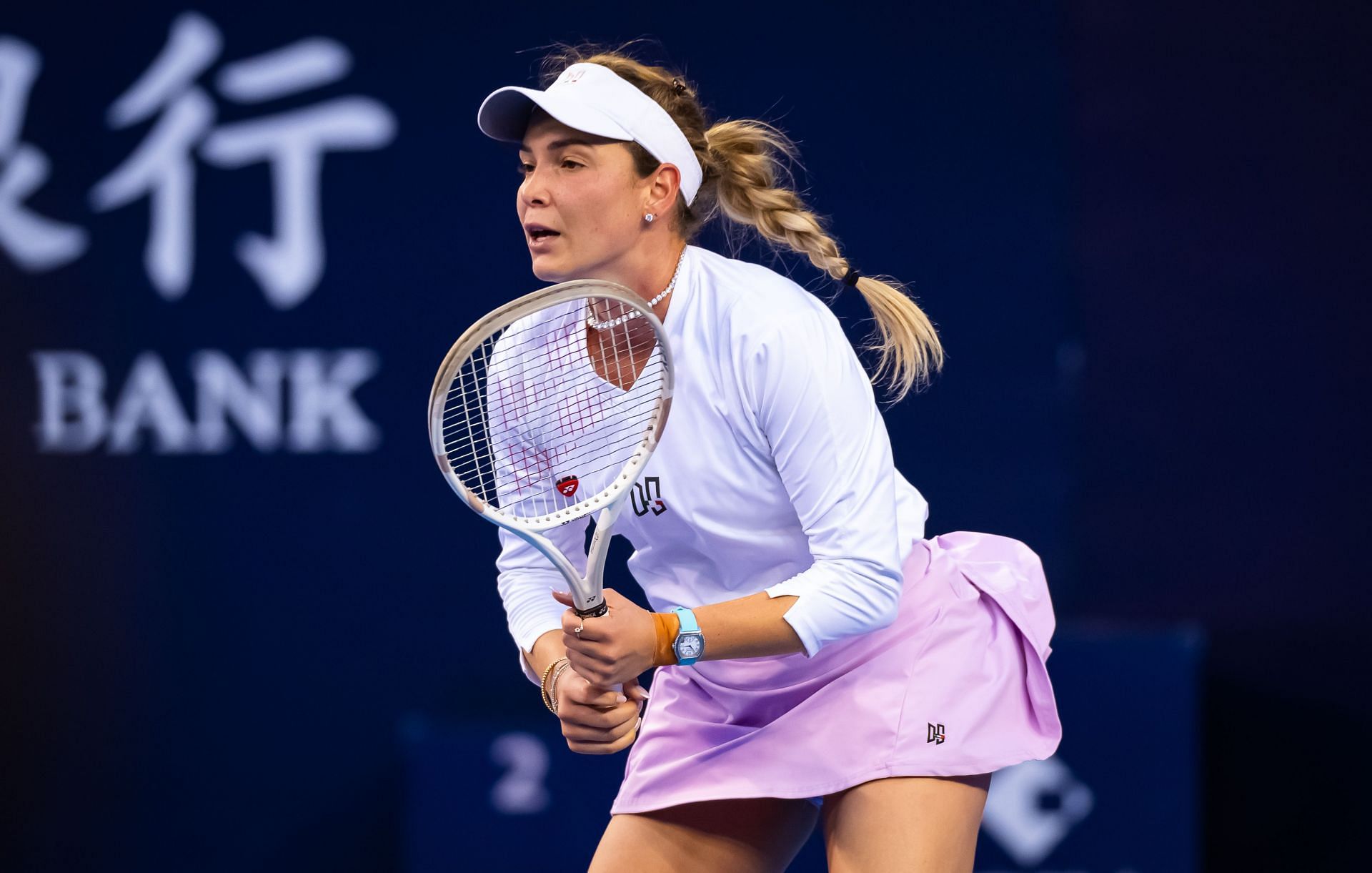 Donna Vekic in action at the 2024 China Open (Picture: Getty)