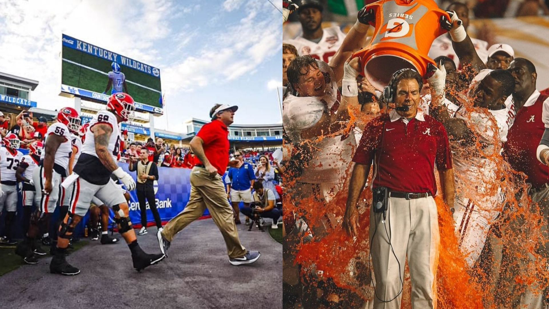 Kirby Smart &amp; Nick Saban (Georgia &amp; Alabama