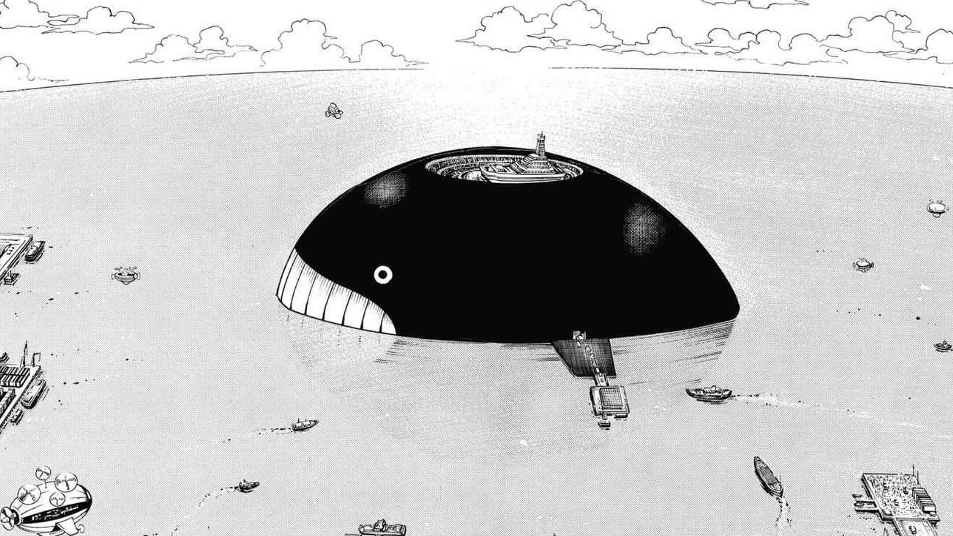 Black Whale 1 as seen in Hunter X Hunter manga (Image via Shueisha)