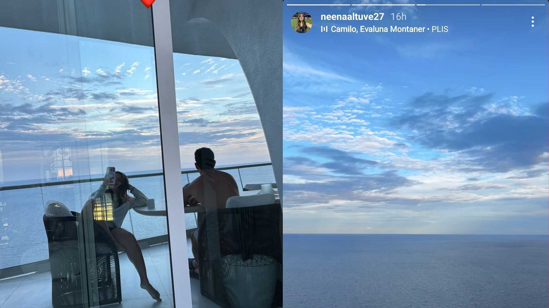 Jose and Giannina Altuve enjoying a well-deserved early offseason break aboard a boat