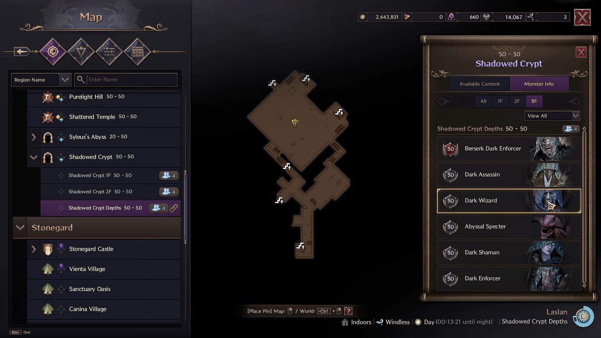 All Floors in Shadow Crypt dungeon in Throne and Liberty (Image via NC Soft/YouTube@KpShamino)