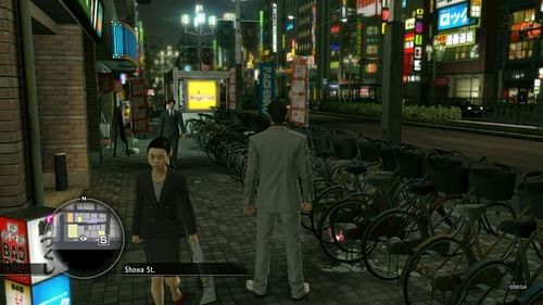 Like Majima, MesuKing cards are everywhere (Image via SEGA)