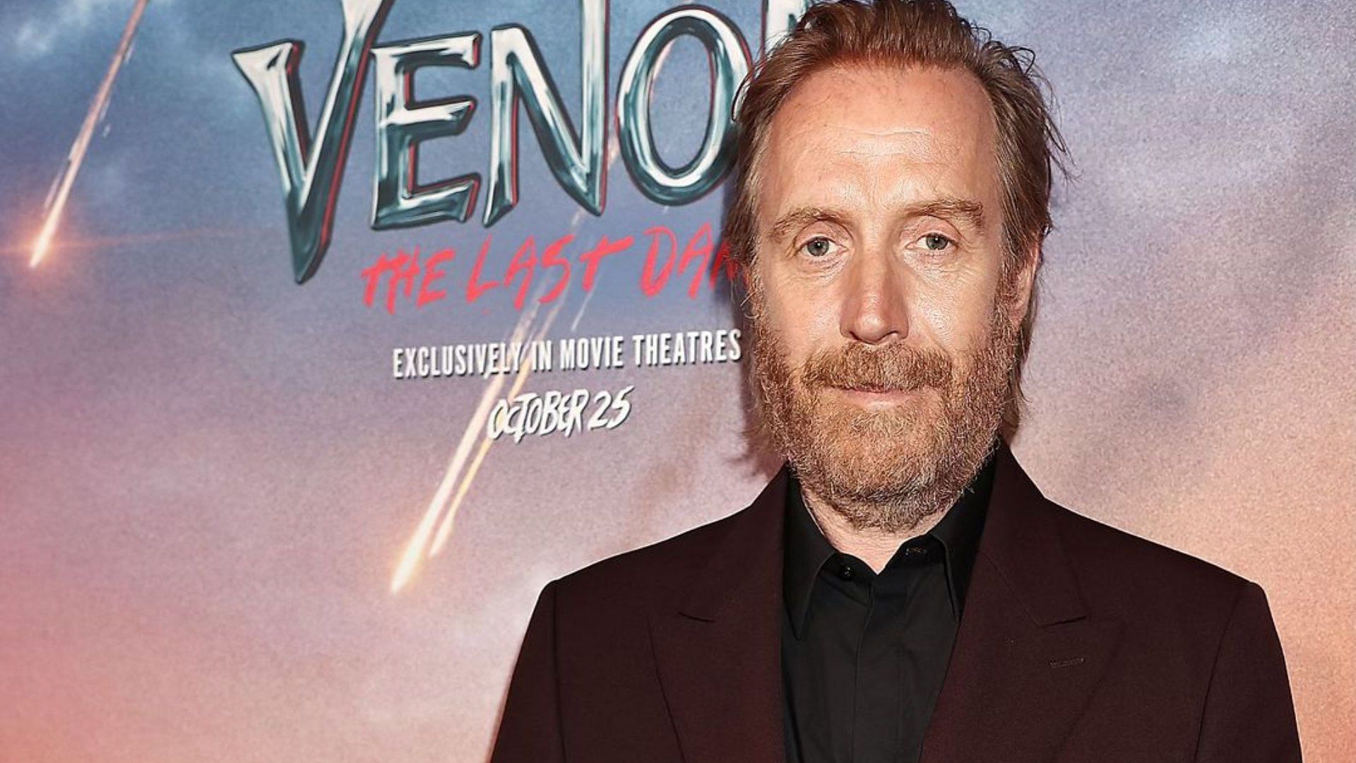 Rhys Ifans seen at the premiere of Venom: The Last Dance in October 2024 (Image via Instagram/@venommovie)