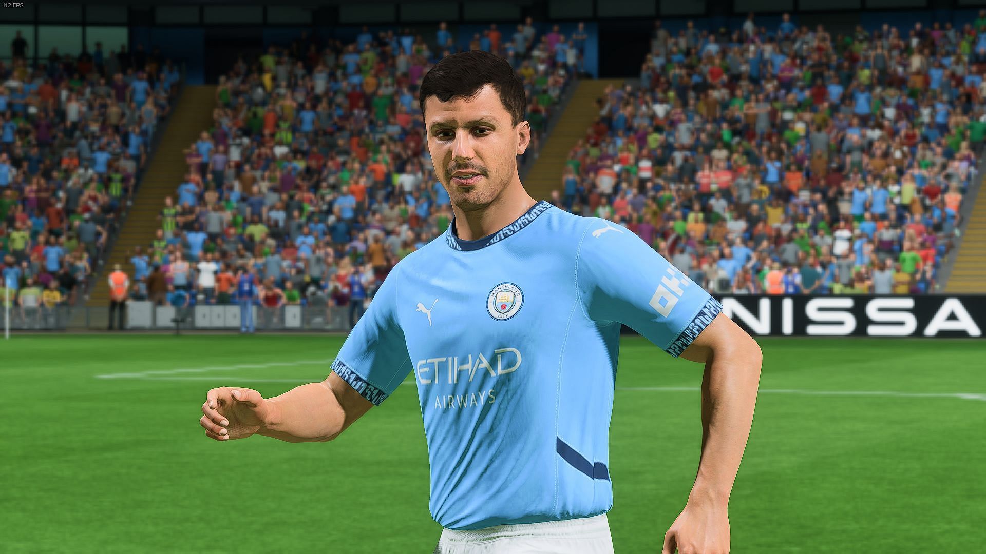 Rodri in Manchester City jersey in EA FC 25 (Image via EA FC 25)