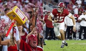 "Good to get win against undermanned team": CFB world reacts to Alabama's shutout win against Missouri in Week 9