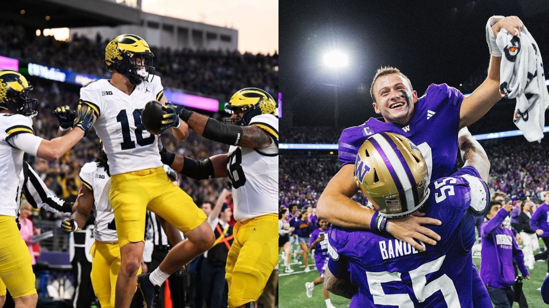 Washington vs. Michigan football player stats Game highlights