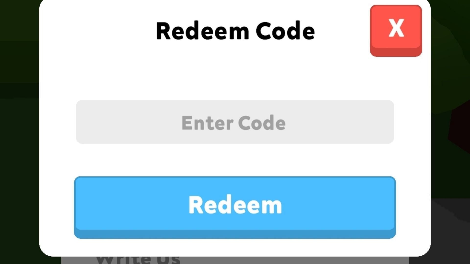 Enter code to claim the freebies (Image via Lessmore UG)