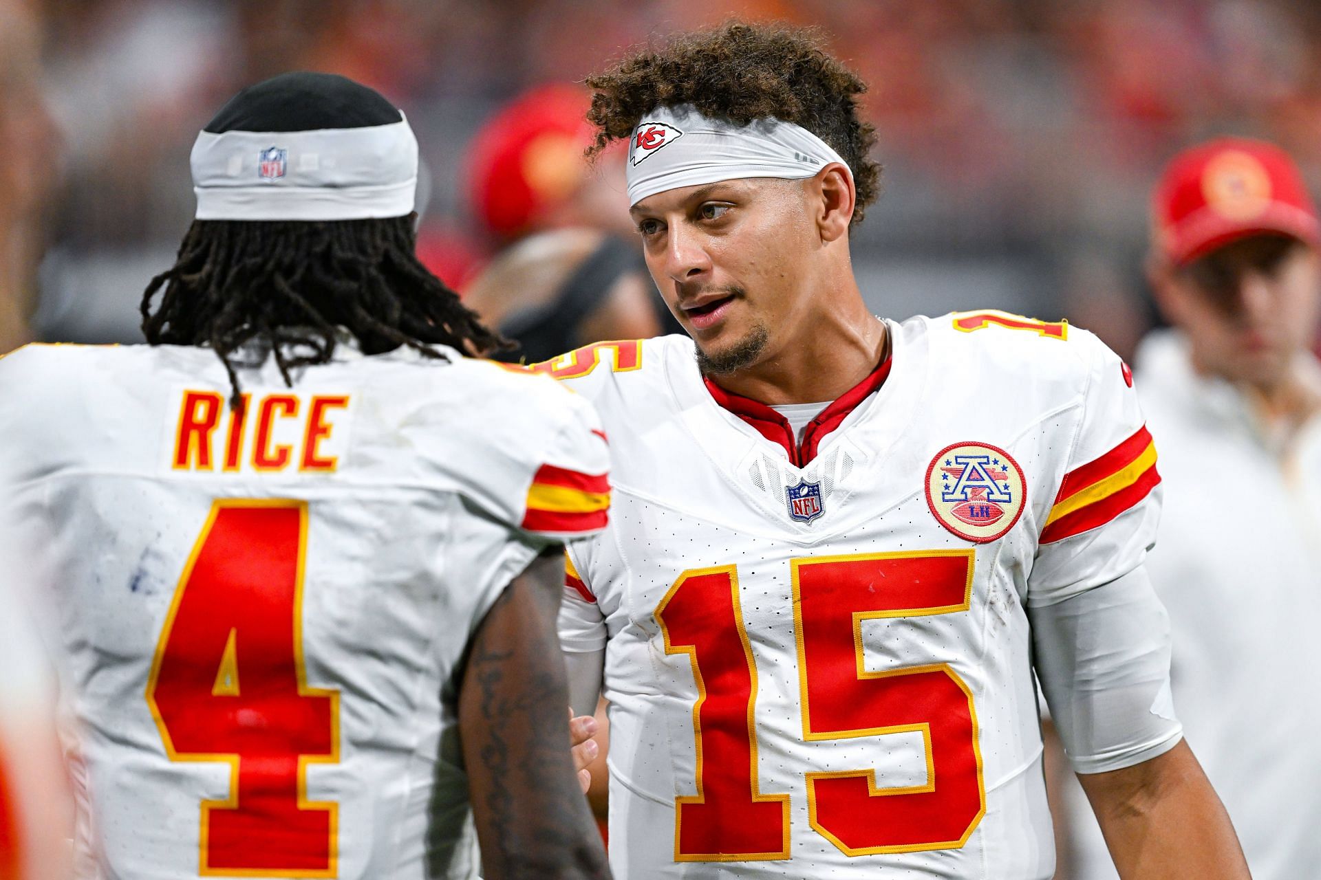 Rashee Rice and Patrick Mahomes - Source: Getty