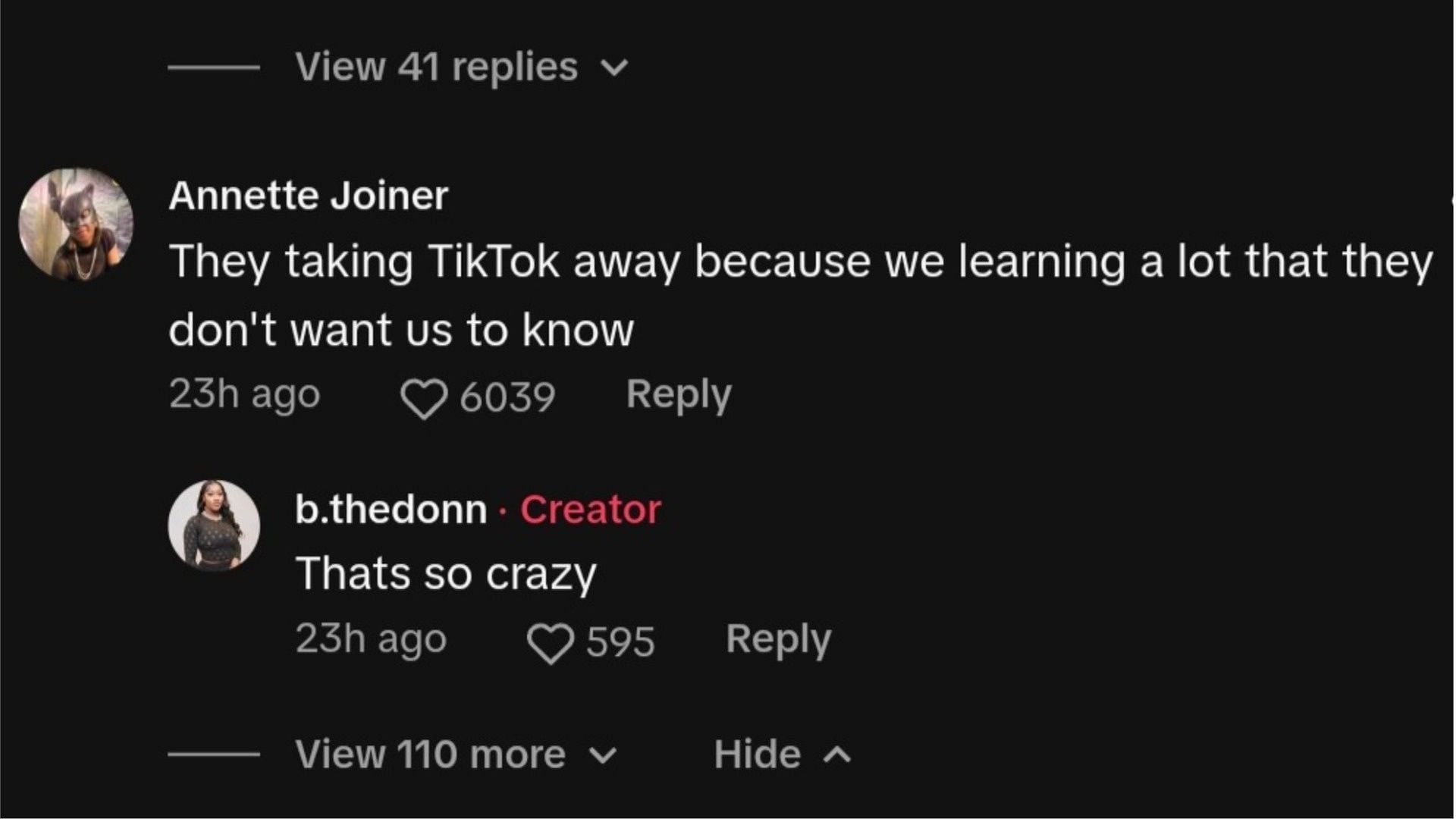 A user expressed frustration upon the news about the probable ban (Image via TikTok/@b.thedonn)