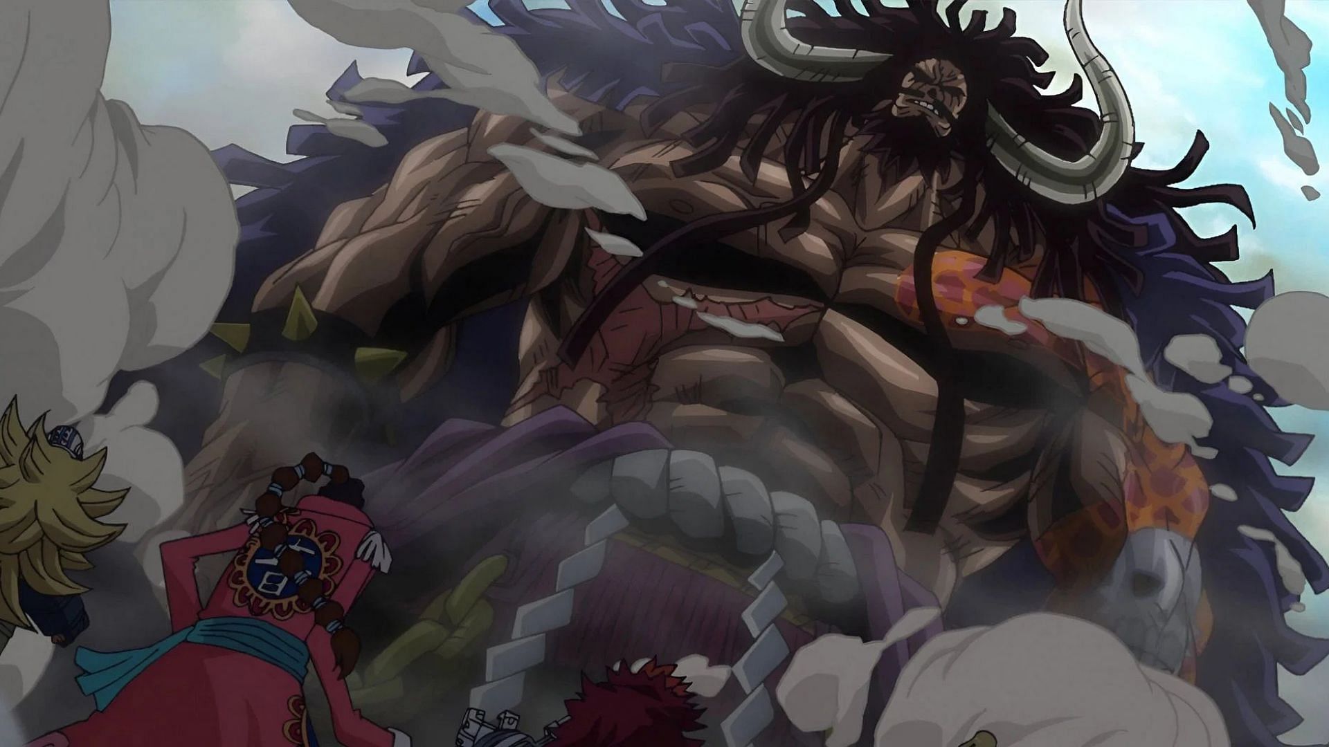 Kaido when introduced in the anime (Image via Toei Animation)