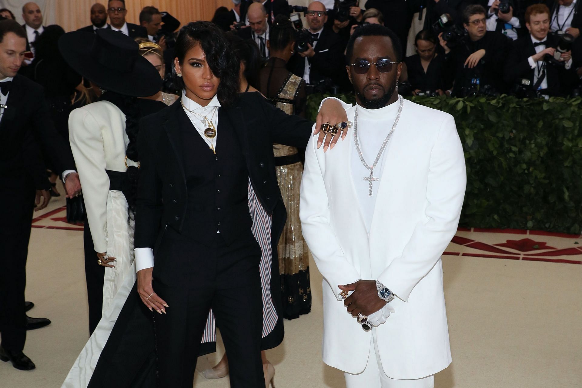 Sean Combs e Cassie Ventura al Metropolitan Museum of Art, 2017 (Immagine tramite Getty/@Taylor Hill)