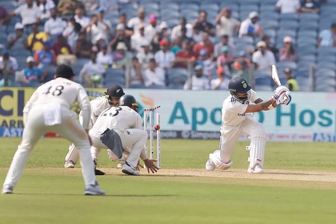 "He definitely made a mistake in reading length" - Aakash Chopra on Virat Kohli's dismissal in IND vs NZ 2024 2nd Test