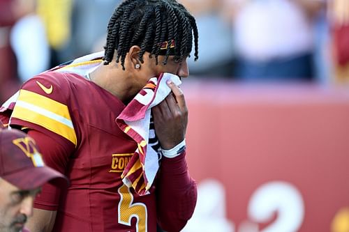 Jayden Daniels at Carolina Panthers v Washington Commanders - Source: Getty