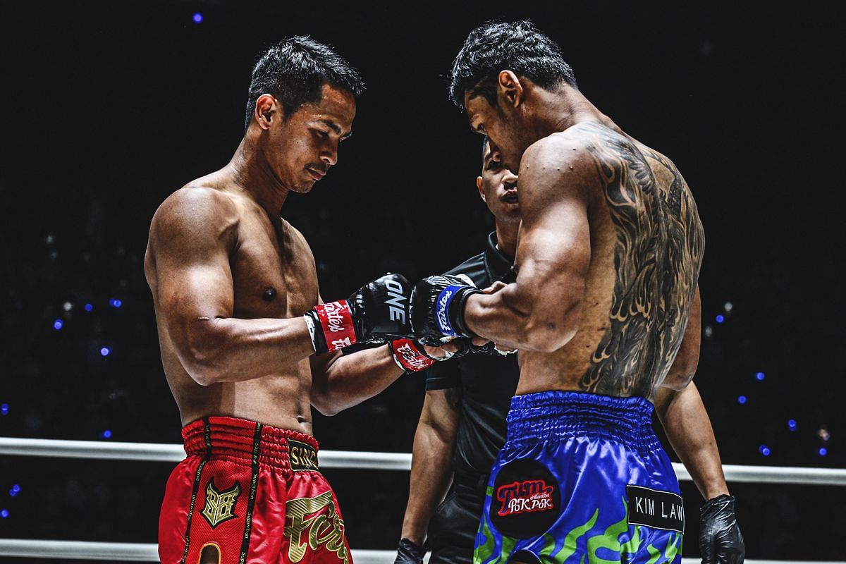 Superbon came up against Jo Nattawut at Lumpinee