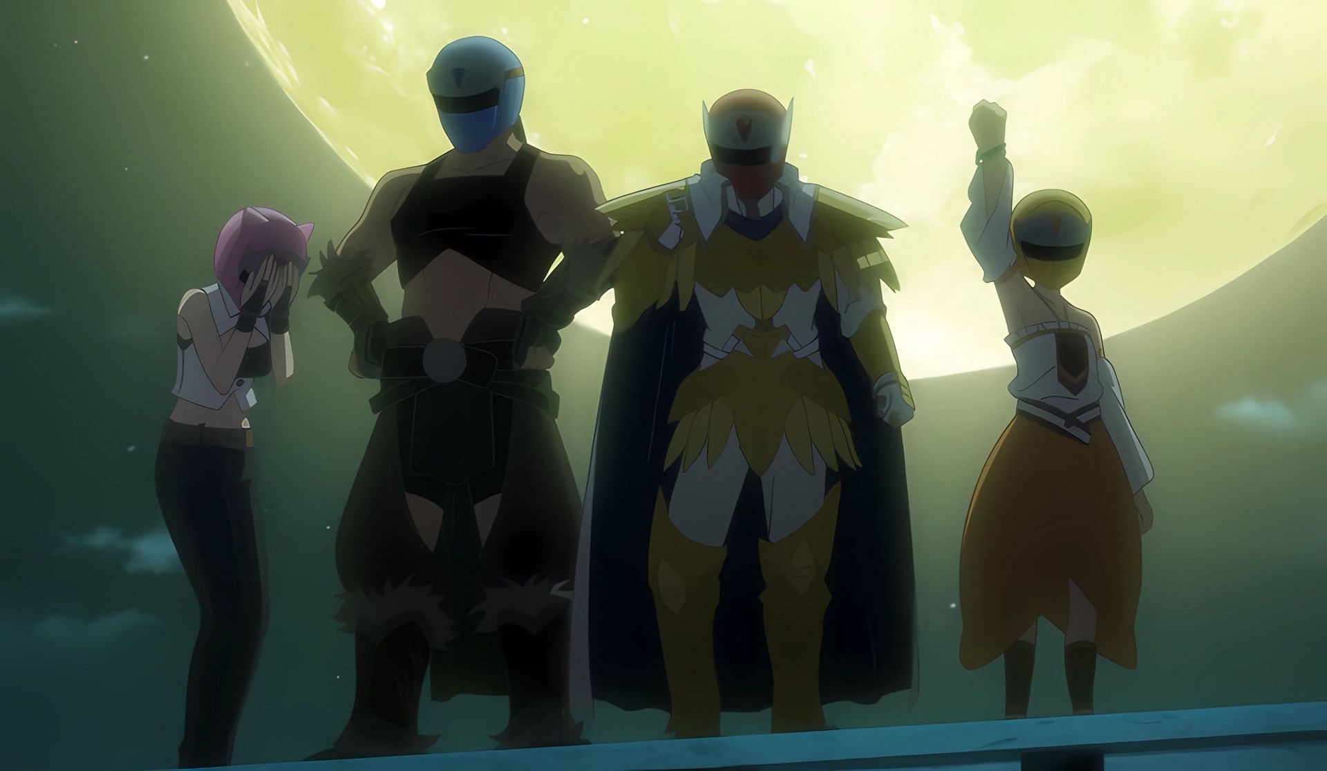 The Hero&#039;s Party as seen in the anime (Image via asread)