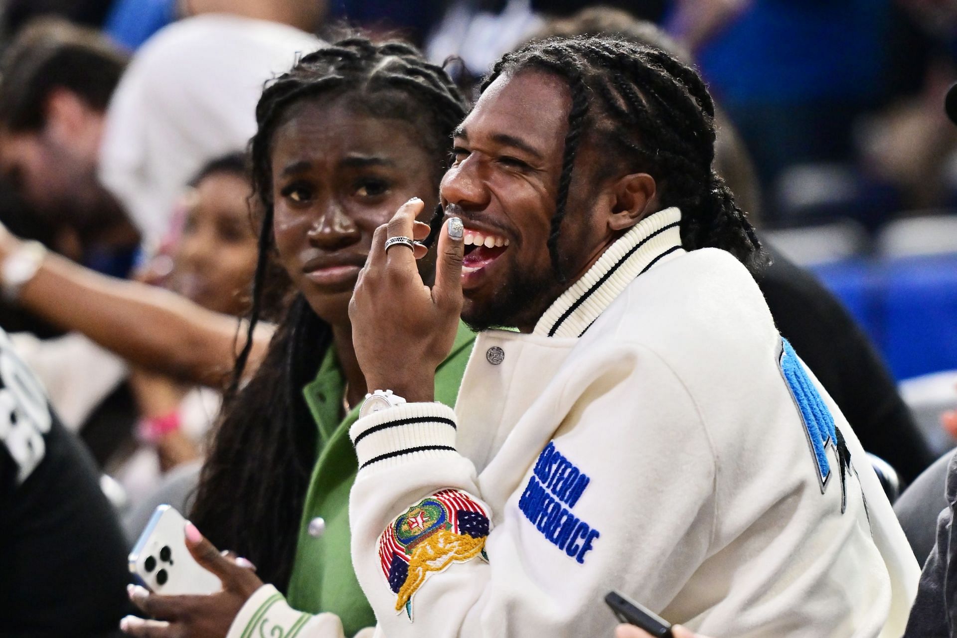 Noah Lyles and Junelle Bromfield - Source: Getty