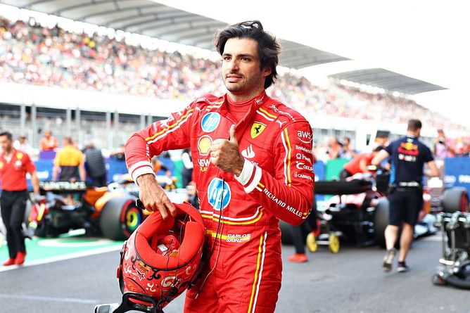 Carlos Sainz talks about the "bittersweet" nature of his latest pole position for Ferrari
