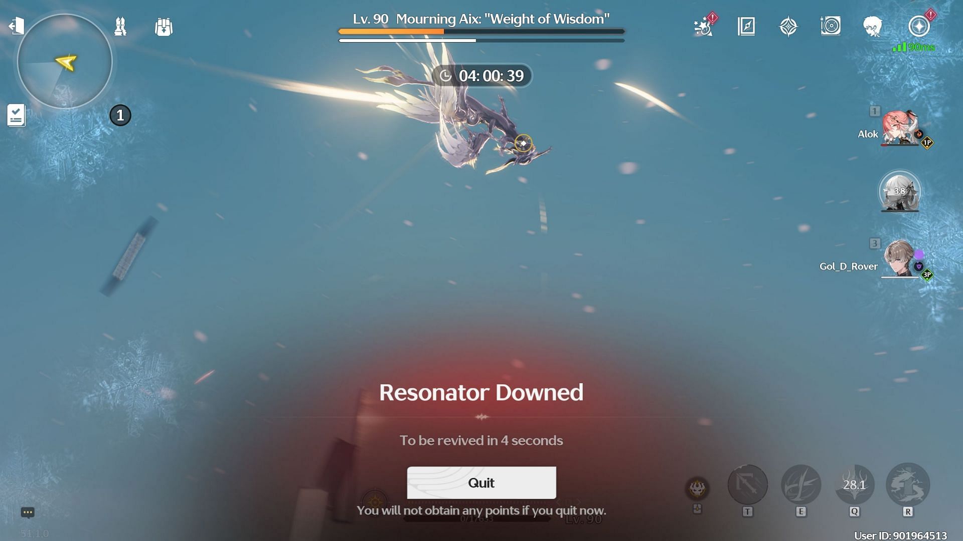 Downed Resonators will be revived after a few seconds (Image via Kuro Games)