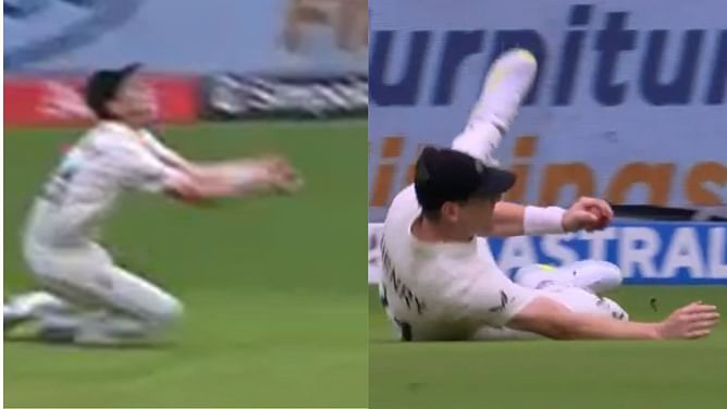 [Watch] Matt Henry takes a brilliant running catch to dismiss Jasprit Bumrah in 1st IND vs NZ 2024 Test