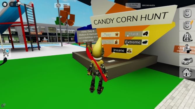 All Candy Corn locations in Brookhaven RP (Easy, Medium, and Hard)