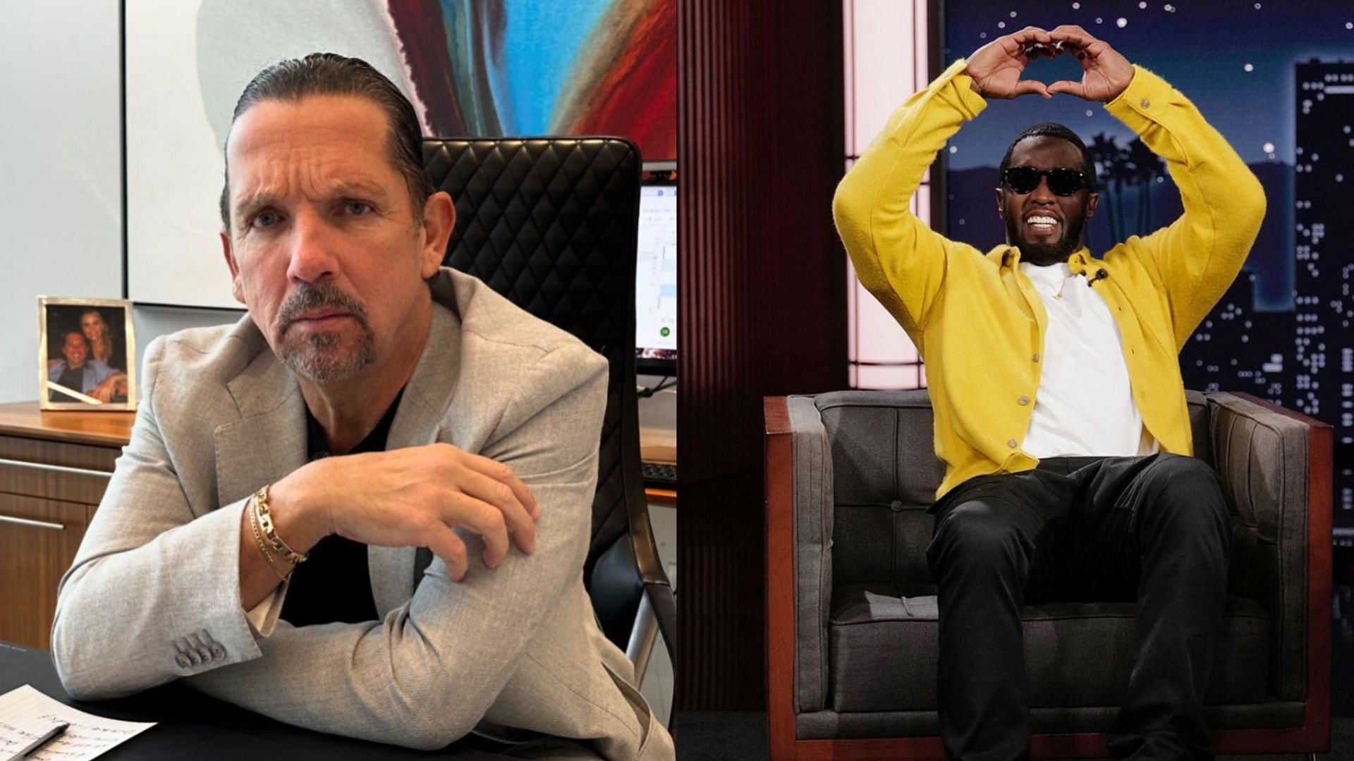 Tony Buzbee is representing 120 people against Diddy in multiple lawsuits. (Image via Instagram/ tonybuzbee/ GETTY/ Paras Griffin)