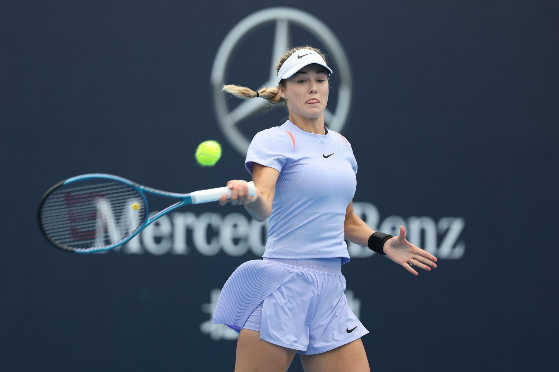 Anna Kalinskaya at the China Open 2024. (Photo: Getty)