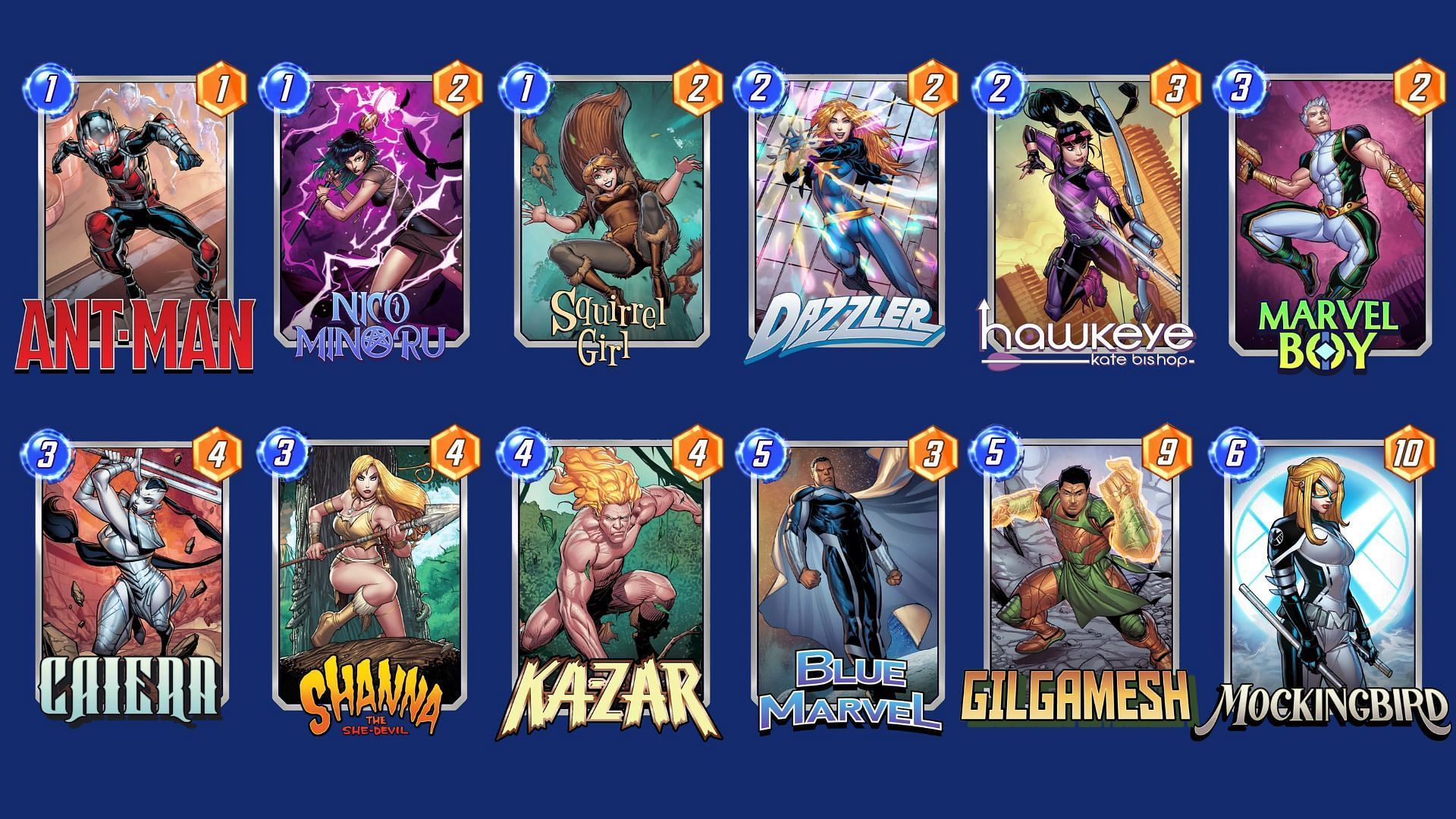 The New Era Zoo Deck is a low-cost Marvel Snap Marvel Boy deck (Image via Nuverse)