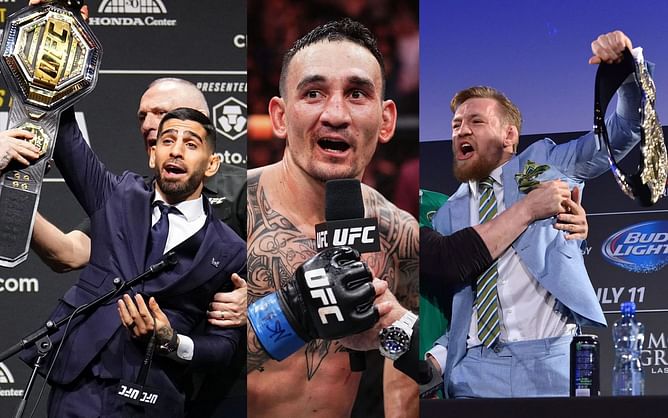 Max Holloway labels Ilia Topuria a “copycat” Conor McGregor while reflecting on the champion’s pre-fight taunts