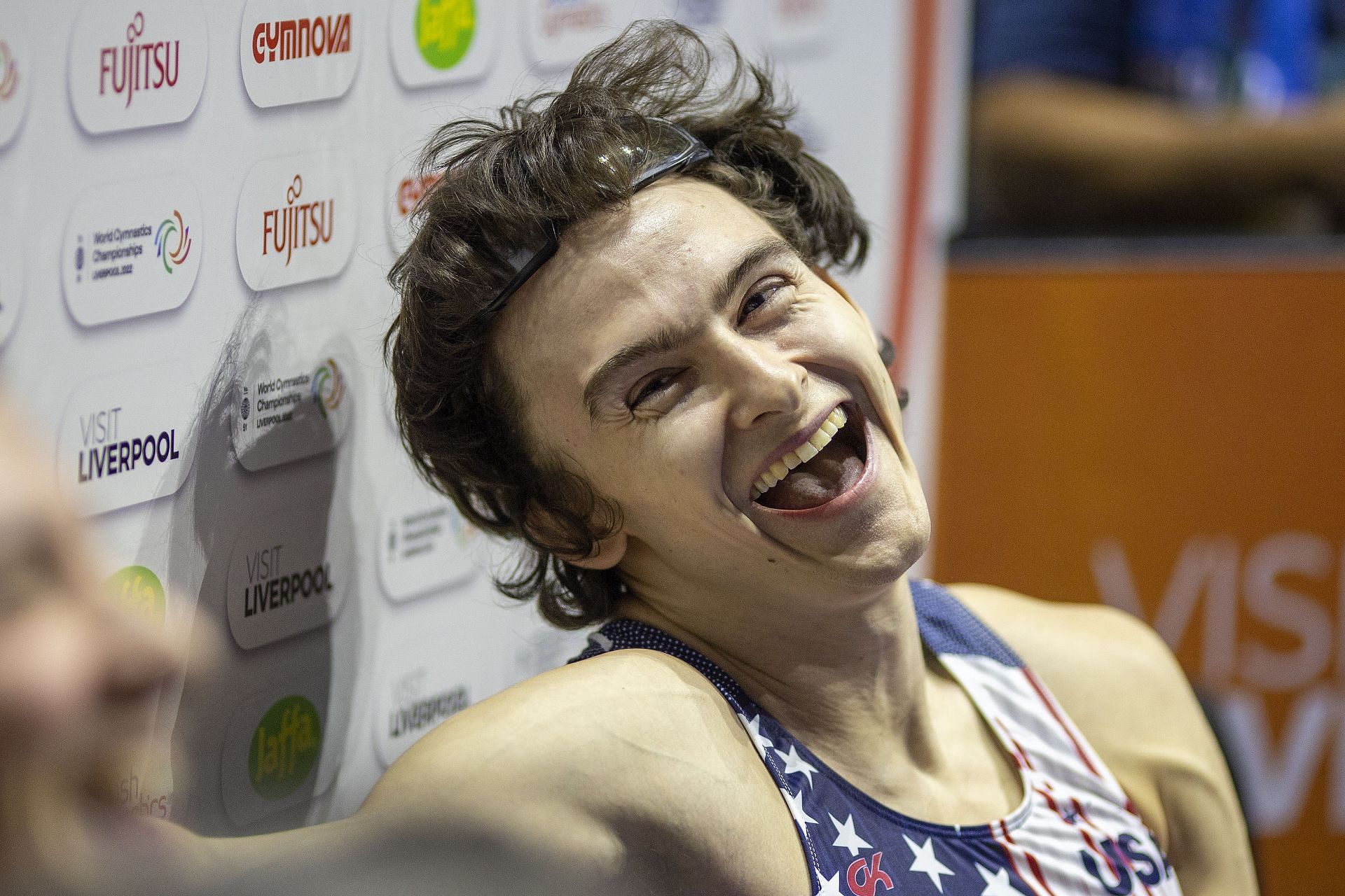 Stephen Nedoroscik at the World Gymnastics Championships-Liverpool 2022 - Source: Getty