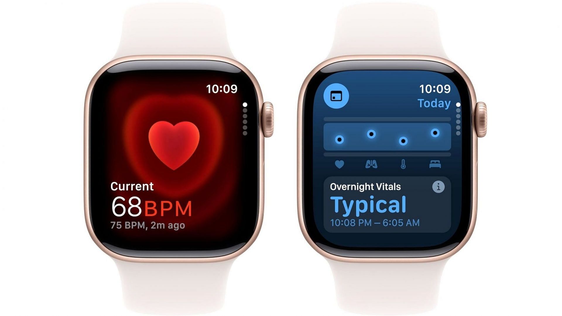 Apple Watch Series 10 heart rate monitor service (Image via Apple)