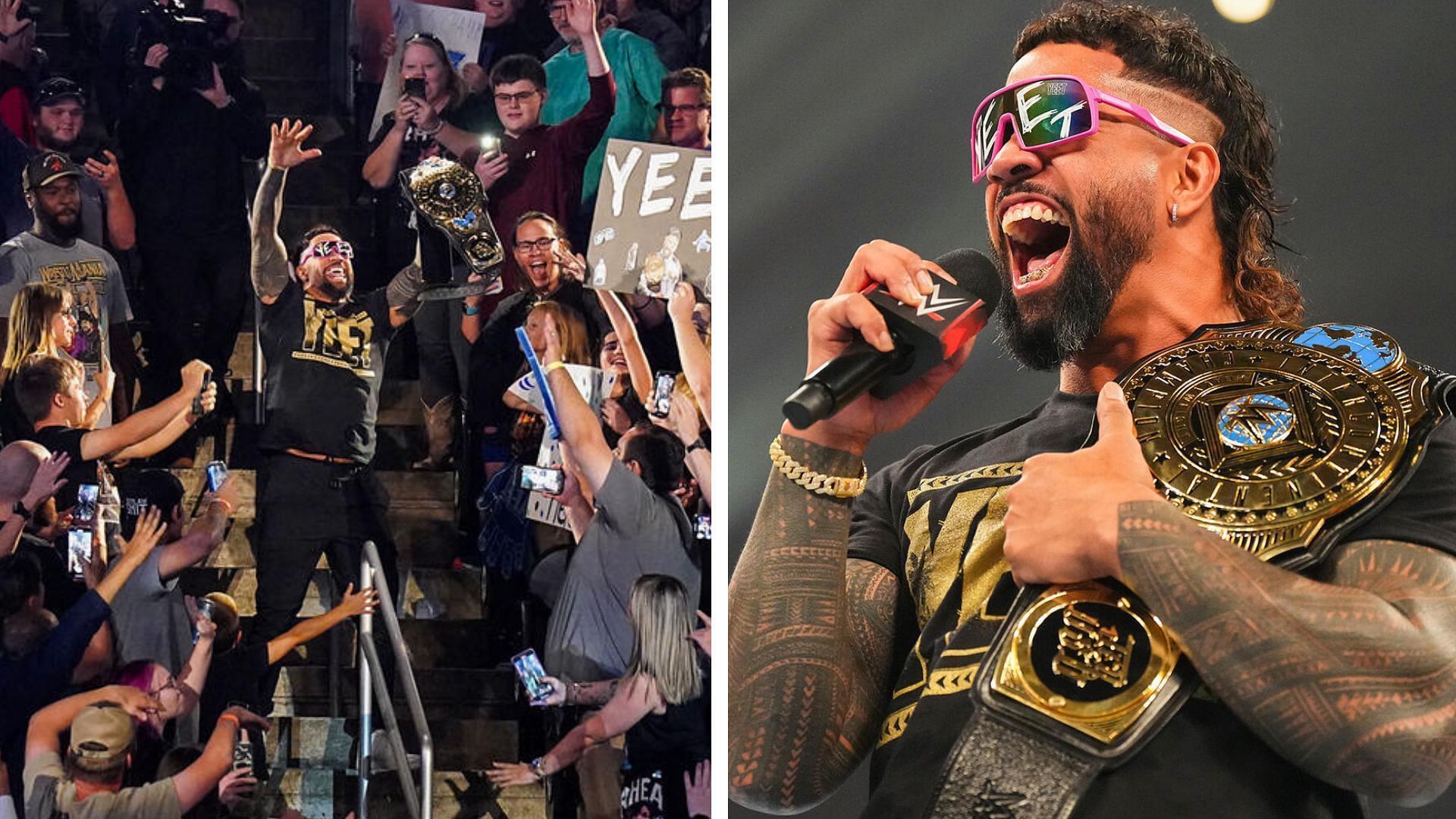 Uso is the current Intercontinental Champion. [Photos: WWE.com]