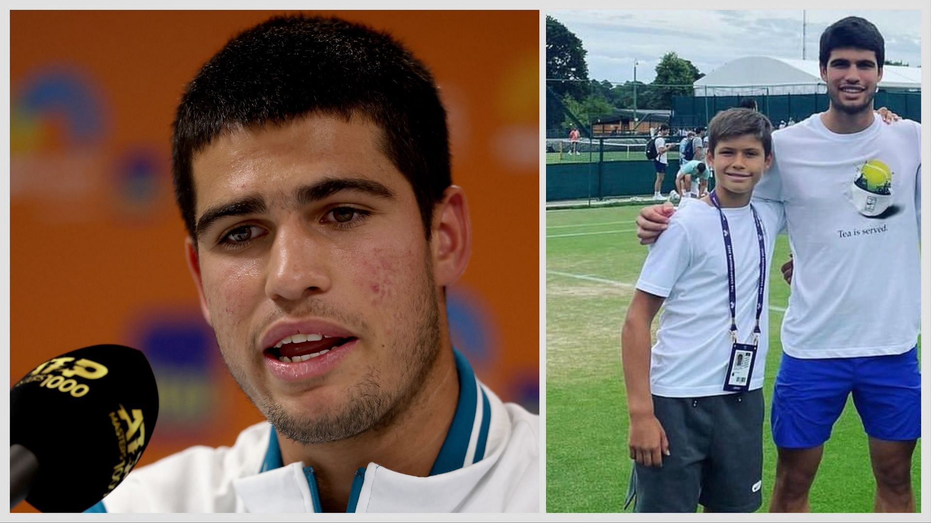 Carlos Alcaraz (L) with his brother Jaime Alcaraz (R) [Image Source: Getty Images &amp; Instagram/ @jaime.alcarazz]