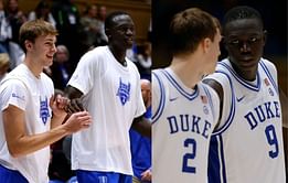 Cooper Flagg warns opponents about Duke teammate Khaman Maluach's "shot-blocking" ability