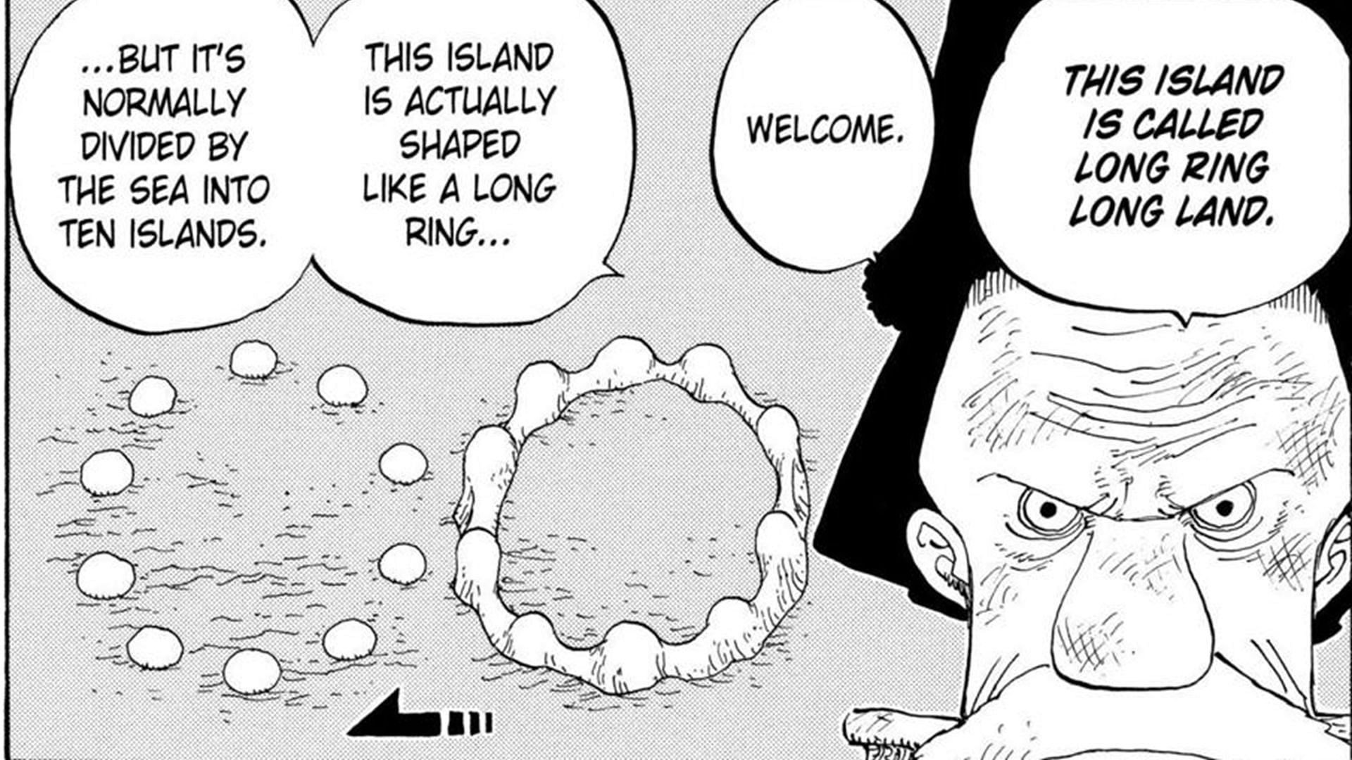 Tonjit explains Long Ring Long Land (Image via Shueisha)