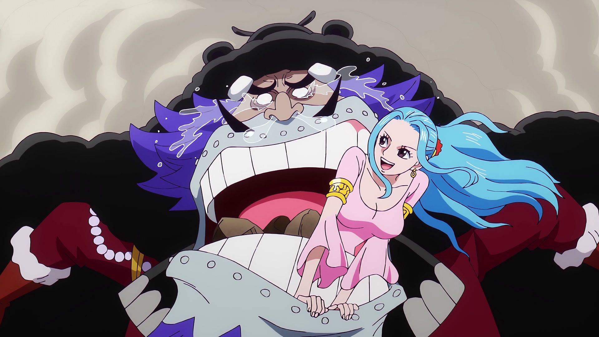 Vivi escaping with Wapol (Image via Toei Animation)