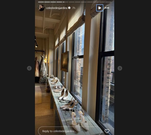 In Photos Leon Draisaitl's fiancee Celeste Desjardins begins wedding