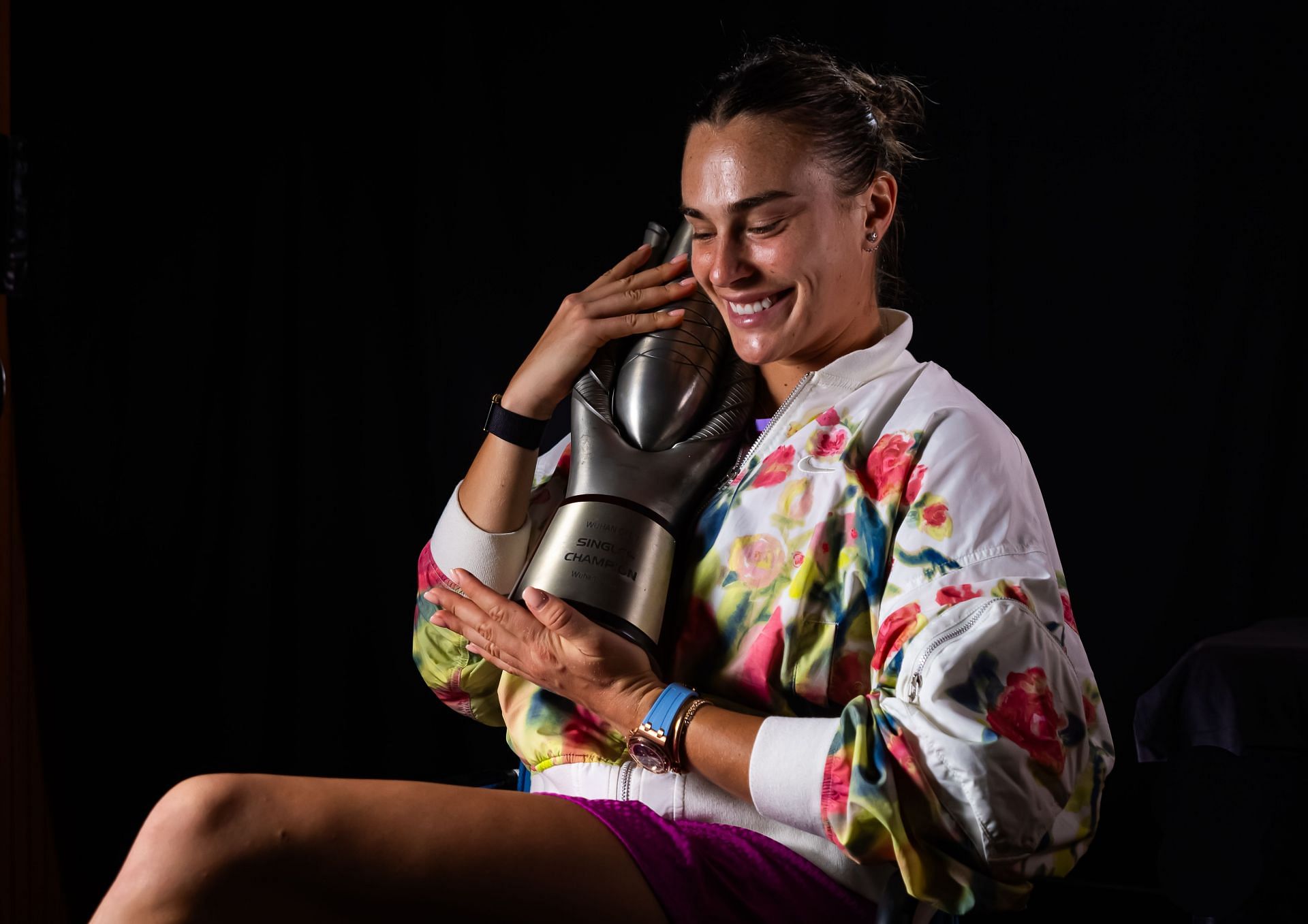 Sabalenka pictured at the 2024 Wuhan Open - Image Source: Getty